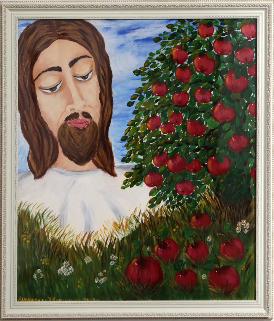 Яблочный спас х.на кар. акрил 40х60 .JPG