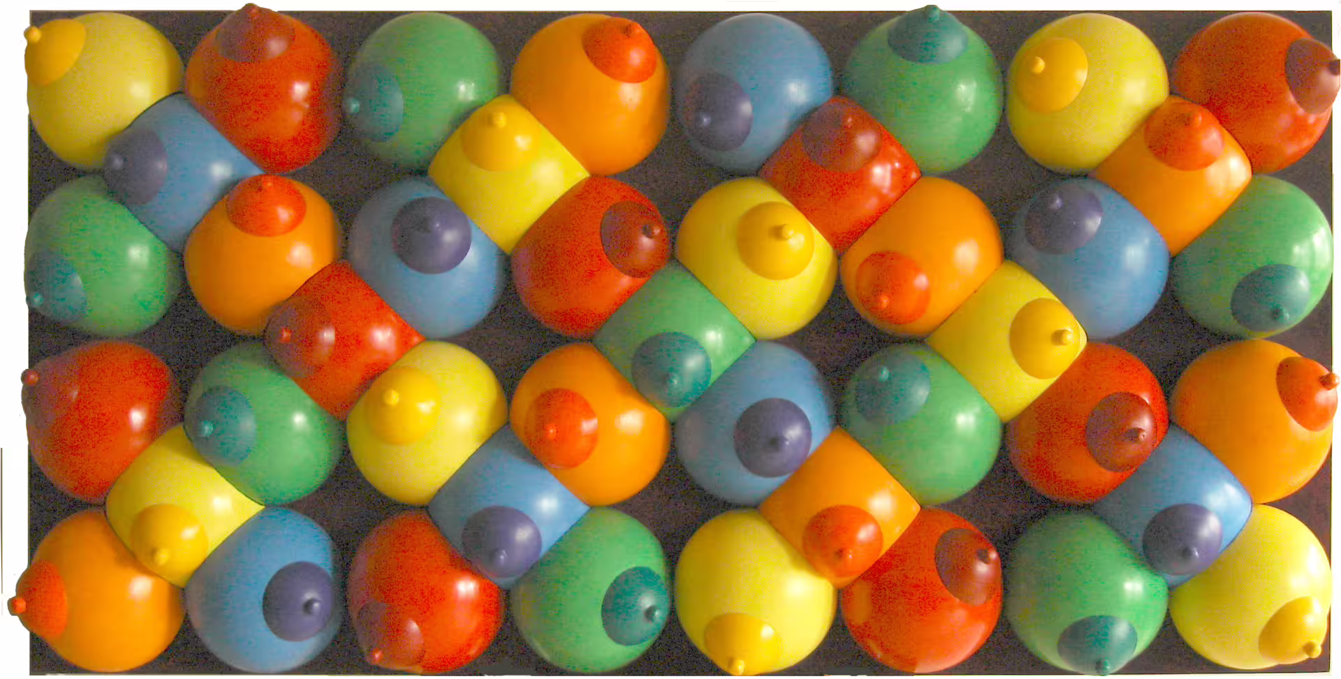 Cherful  Life.76 х 151 х 15 plaster, a paint on hardboard.2007.jpg
