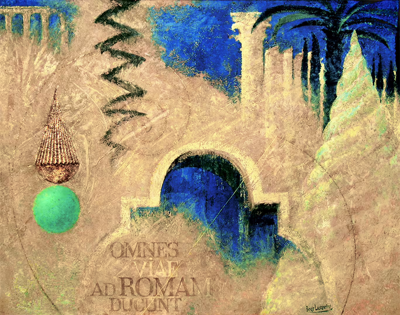 Борис Лаврентев - Omnia via ad Roman Ducunt  .jpg