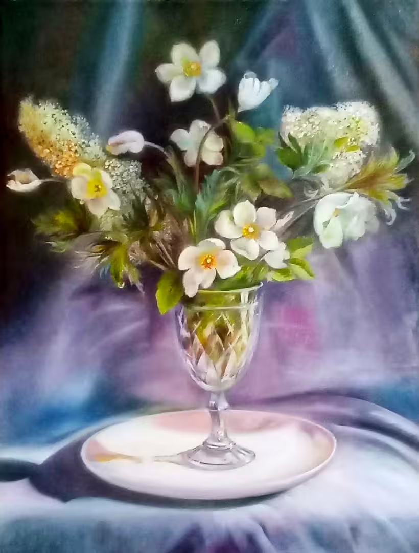 Березина Ирина, Хрустальное утро, Холст 30 x 40 ,  масло.jpg