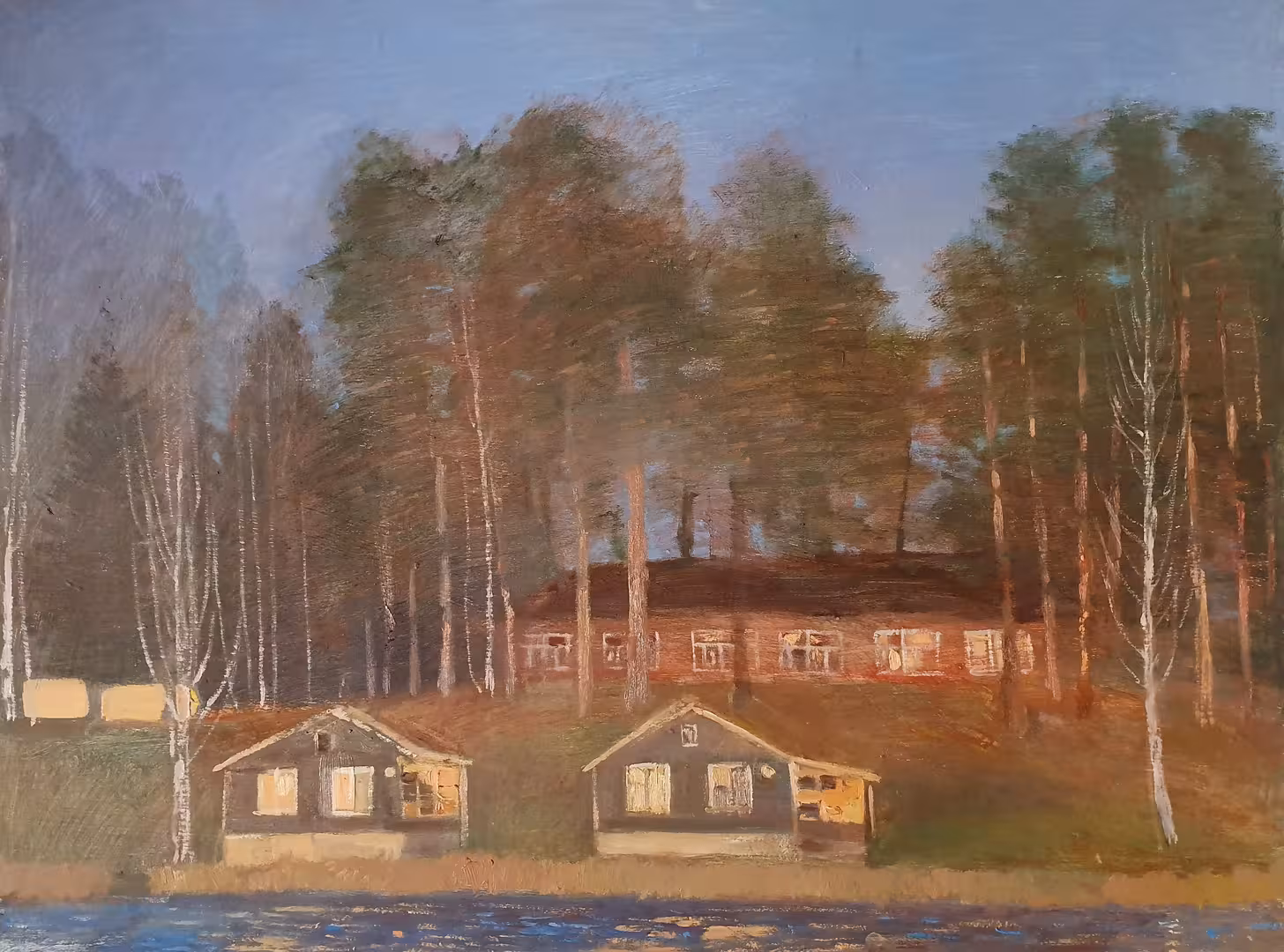 Дома рыбаков, двп,масло,80×60см.2020г.НикитинаОН.jpg