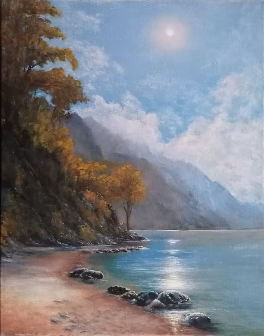 НА БЕРЕГУ.  Масло, холст 40 х 60.jpg