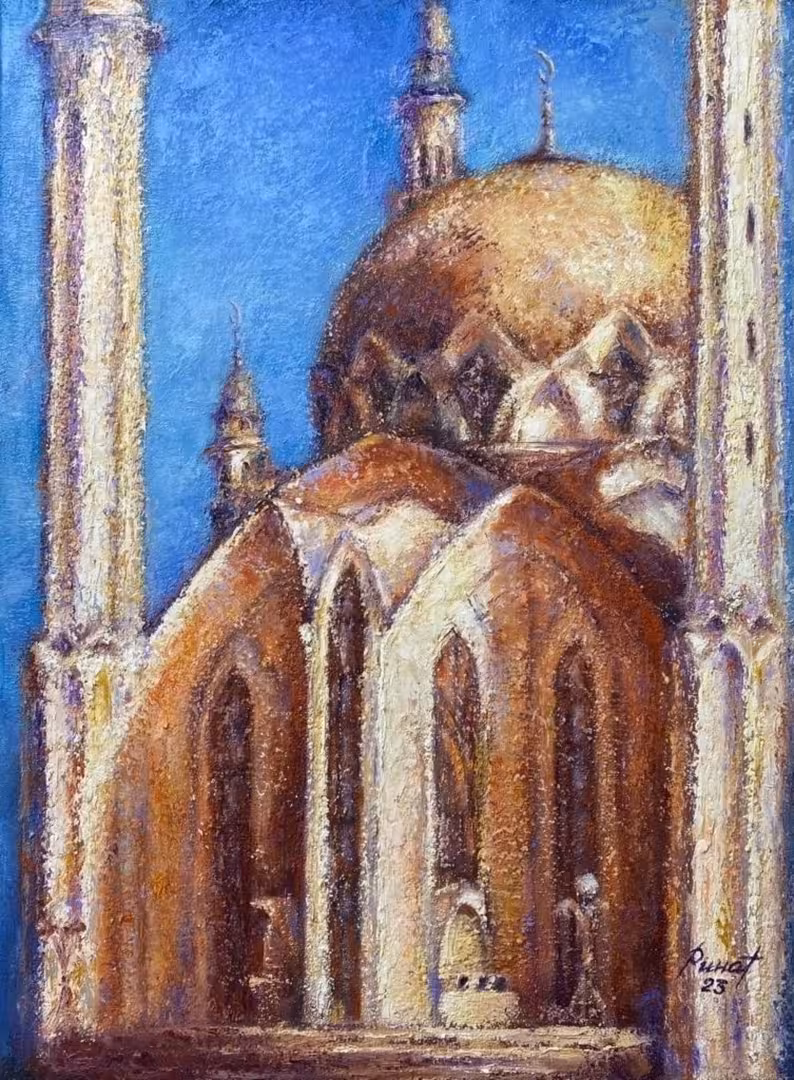 Хабибулин Ринат. Кул-Шариф. 77х57. Холст на подрамнике. 60000 руб. 2023 г..jpg