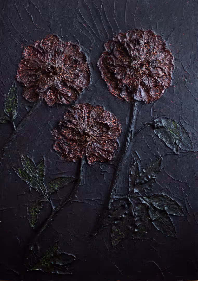 “Love”_55x40sm_wooden canvas,acrylic,nature peonies 3.jpg