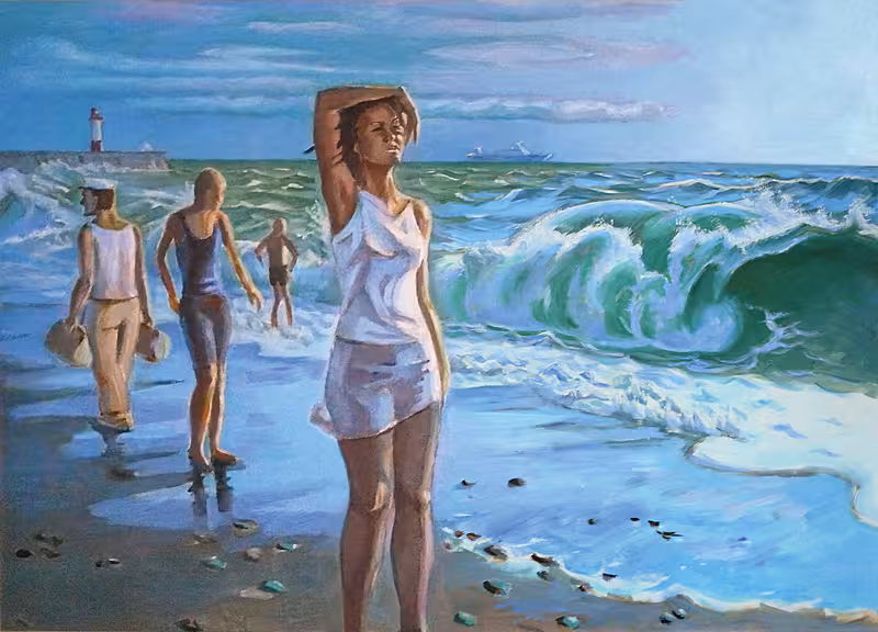 Башкатов М. М. буря картон масло 50x70 Реализм  2010 рамка.jpg