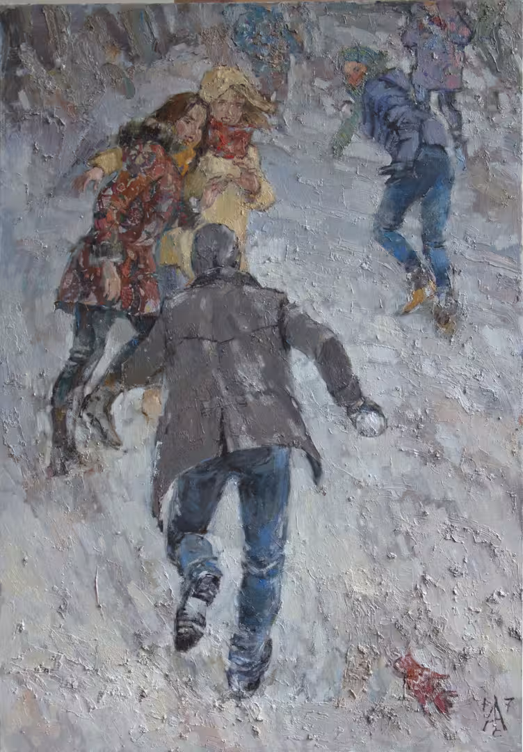 AS0375 Снежки. 2017 г, холст масло, 130х80 см.jpg