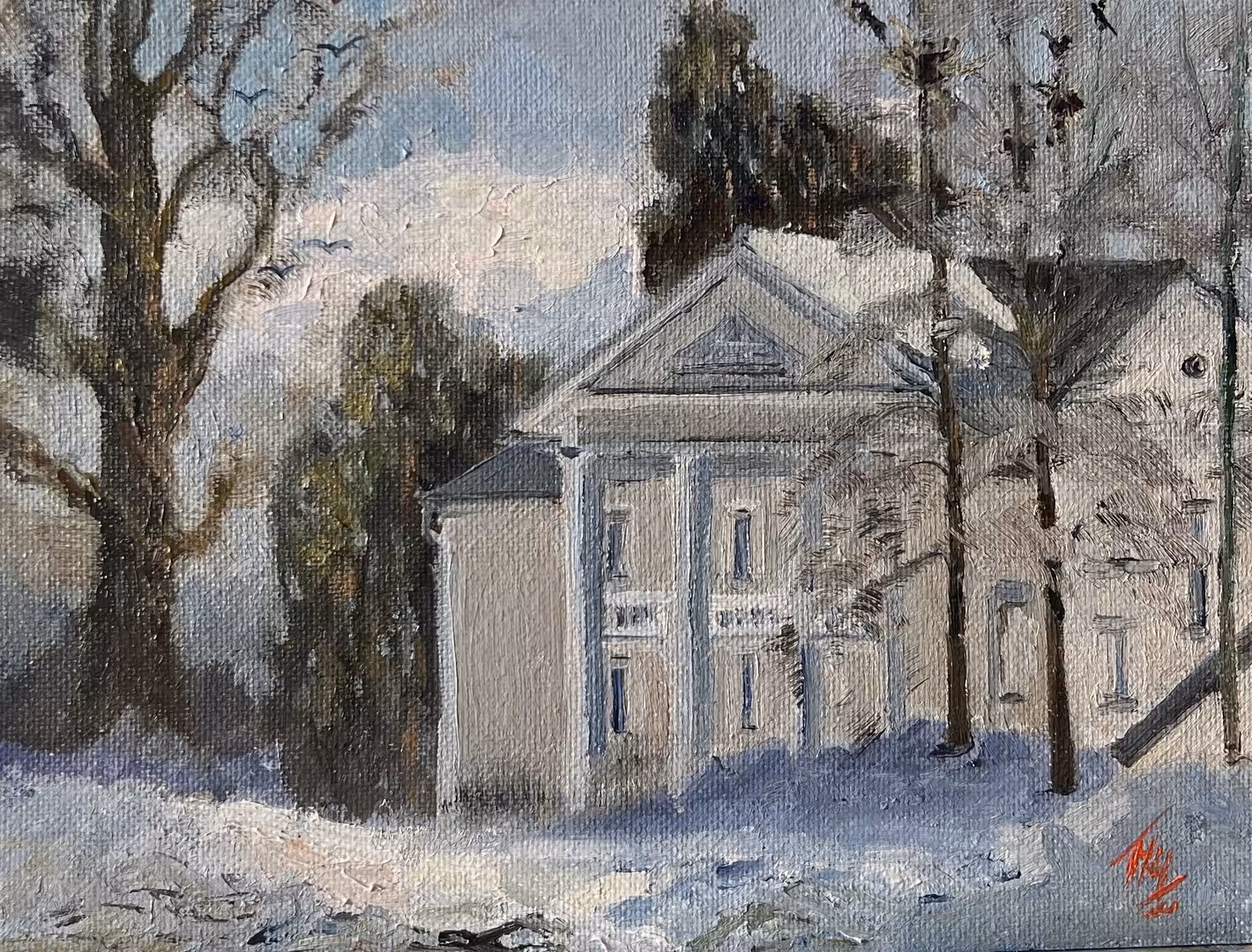 Дом искусств в Абрамцево, 30х40.jpg