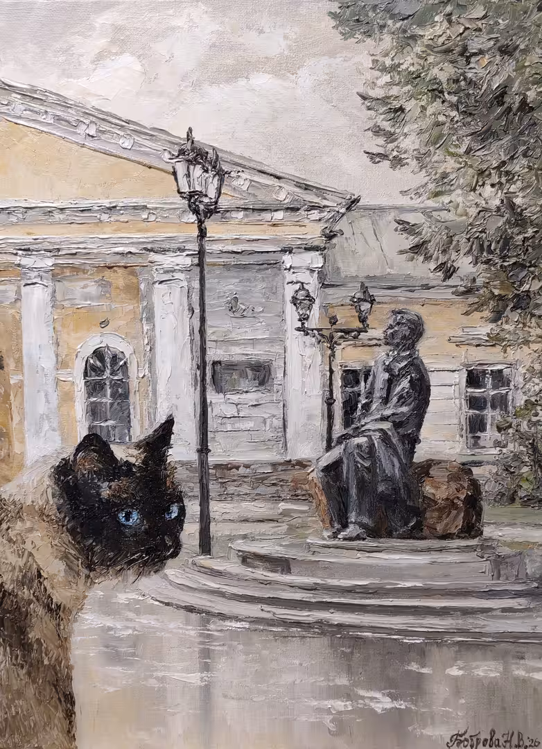 Картина Прогулки по Ижевску памятник Кузебаю Герду.jpg
