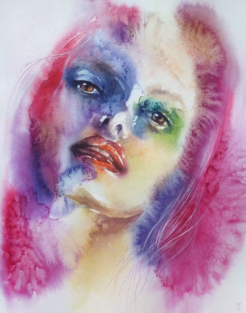 Artist Tatiana Sereda_Watercolor_Colorful portrait_22x28cm — копия.JPG
