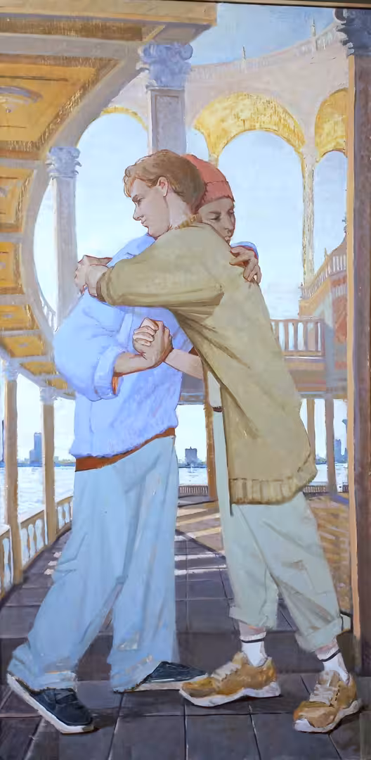 Алферова Вероника Андреевна. Воплощение дружбы. х.м. 120х60 см.2023г тел.89651626300.jpg
